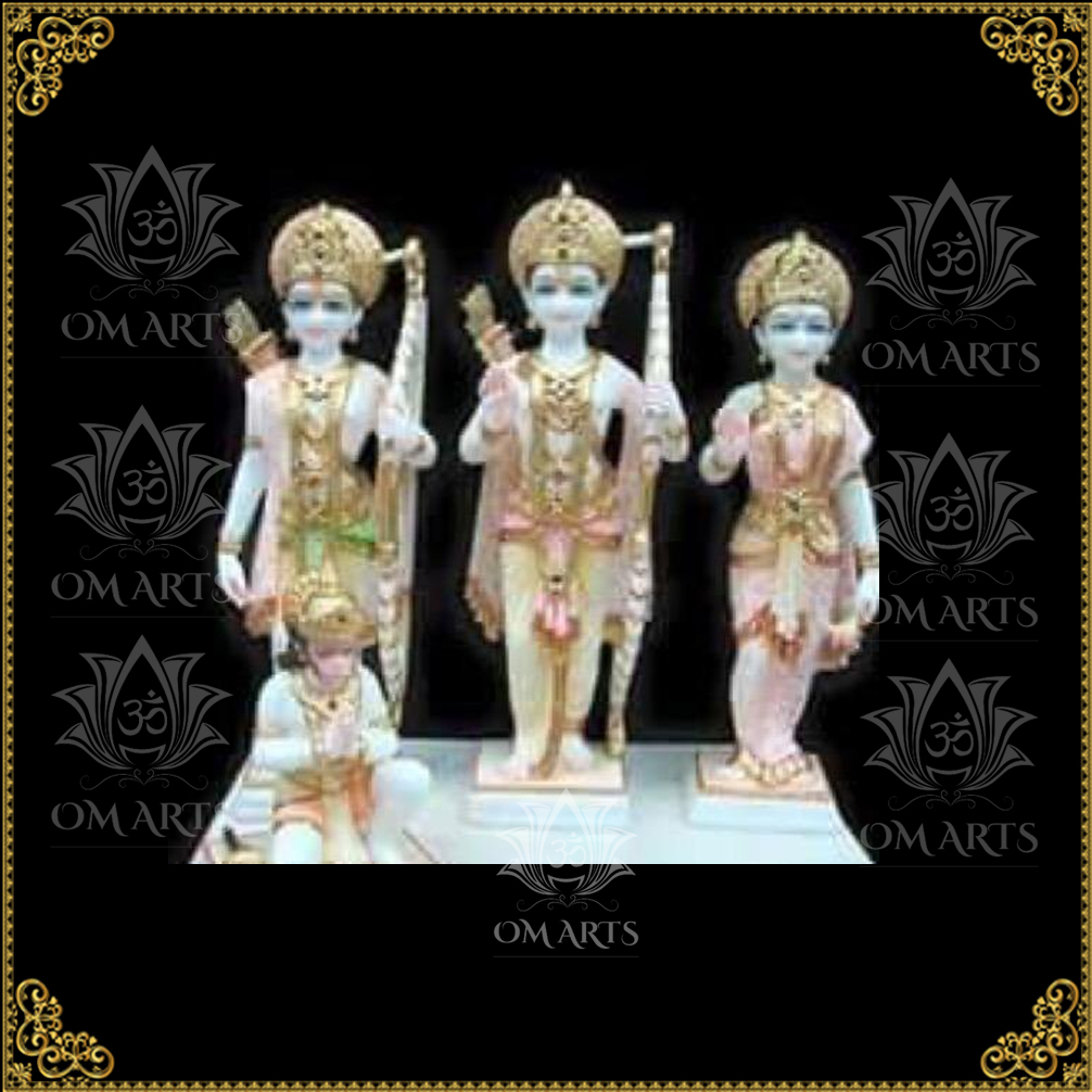 White Marble Ram Darbar Statue