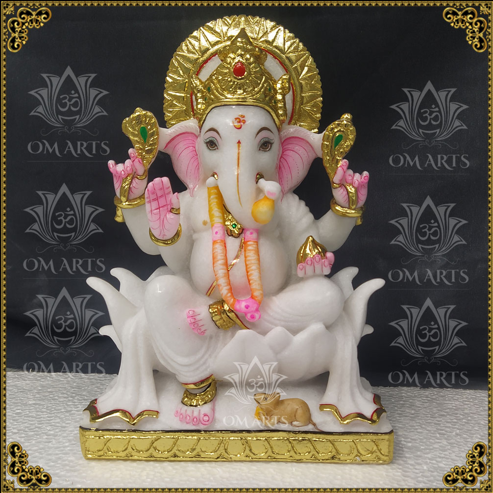 Decorated Ganesha Statue